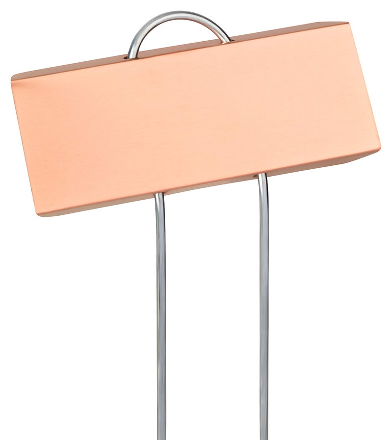 GardenMate 25-Pack Weatherproof Large Copper Metal Plant Labels, Height 11.5", Label Area 3 1/2 x 1 1/4" - Image 1